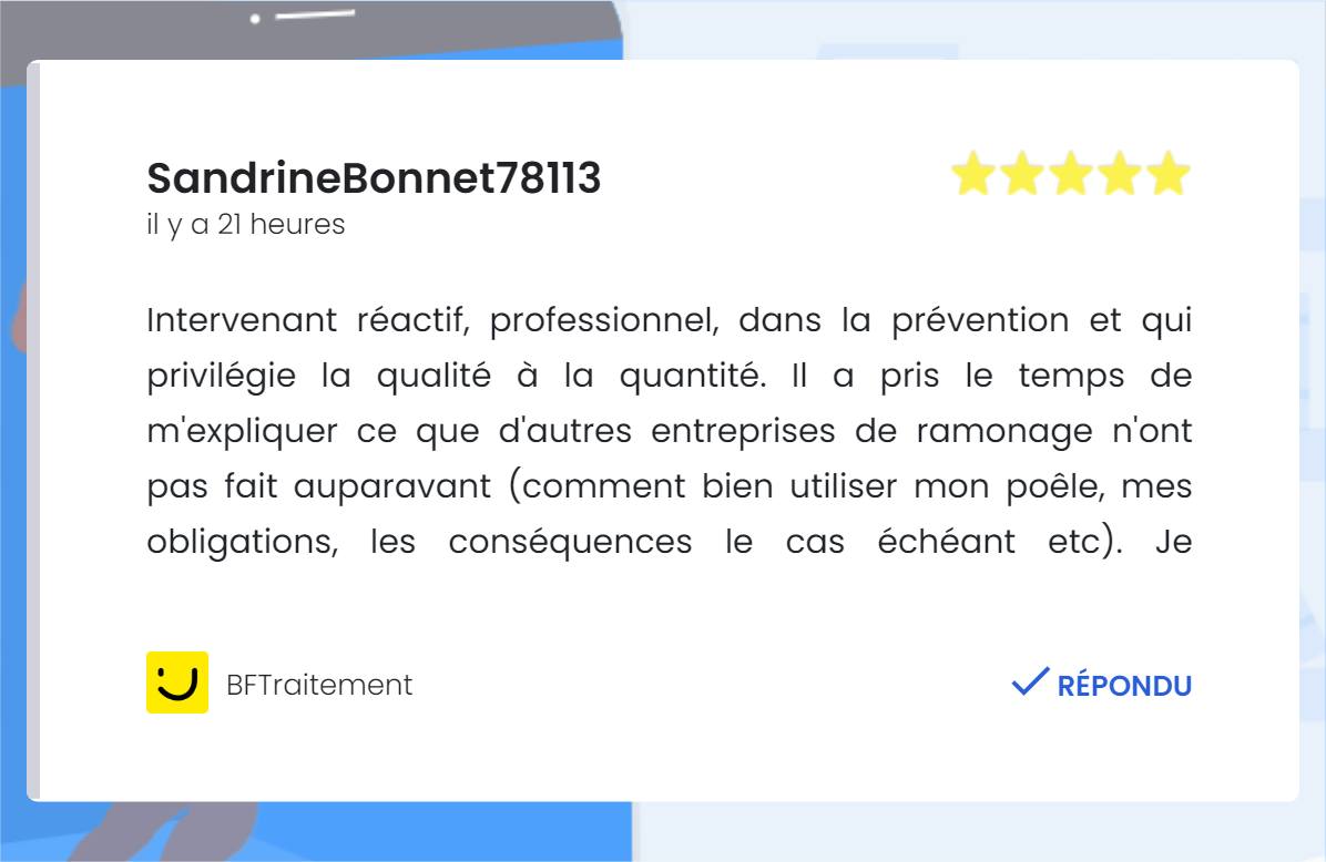 BFTraitement - Avis client