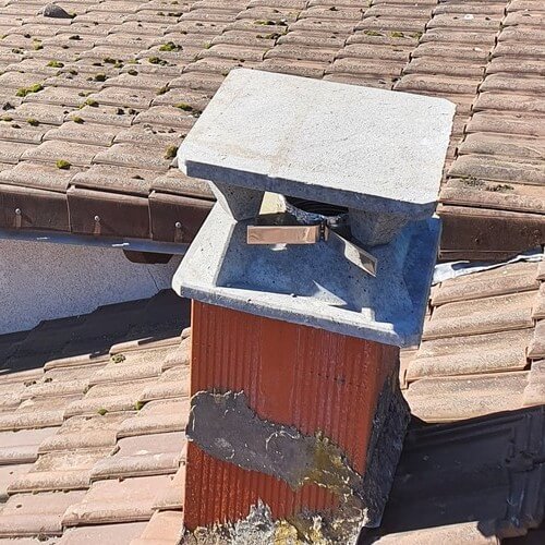 BFTraitement - tubage et chapeau de cheminée