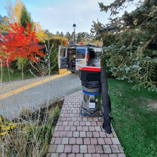  BFTraitement - nettoyage démoussage allée